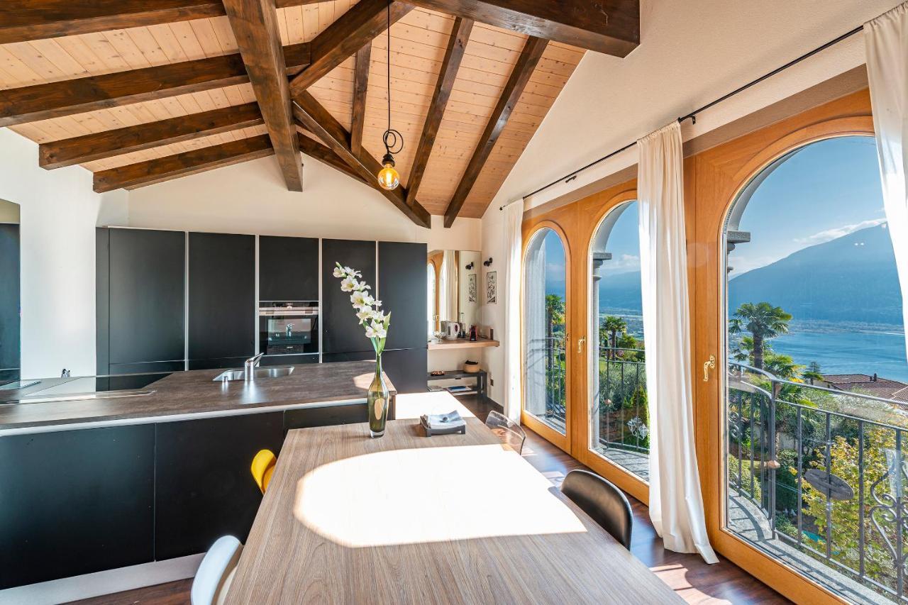 Casa Luna - Wonderful Lake View Brione sopra Minusio Exterior photo