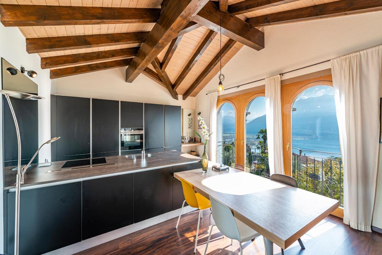 Casa Luna - Wonderful Lake View Brione sopra Minusio Exterior photo